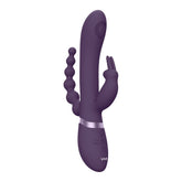 RINI - PULSE WAVE & VIBRATING DBL PENETRAT RABT - BLK